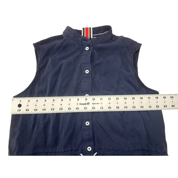 Helly Hansen Utility Button Down Dress Womens Small Blue Midi Outdoor Gorpcore - Picture 6 of 16